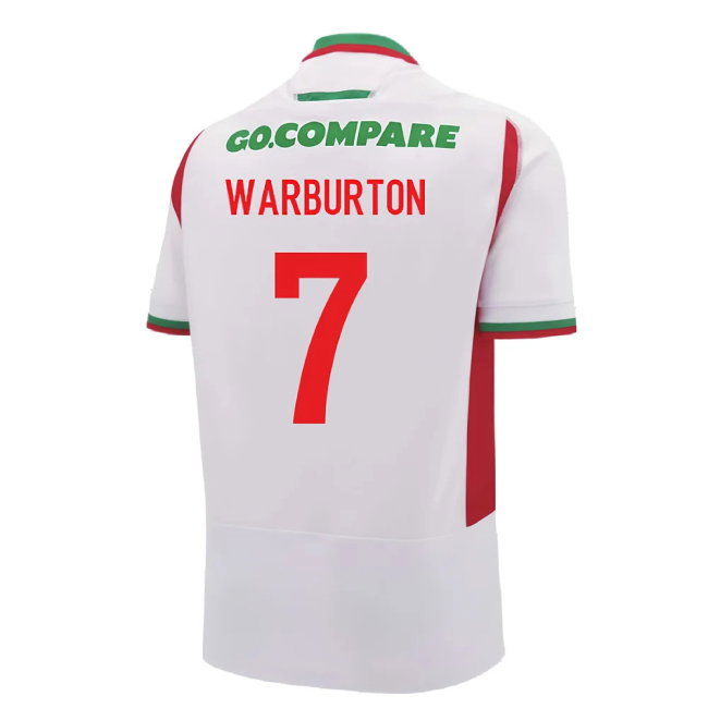2024-2025 Wales Rugby Away Replica Shirt (Womens) (Warburton 7)