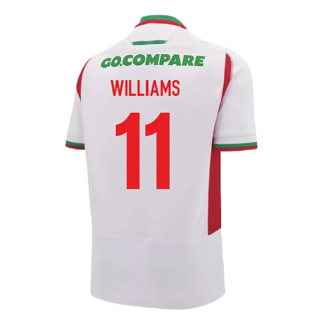 2024-2025 Wales Rugby Away Replica Shirt (Womens) (Williams 11)
