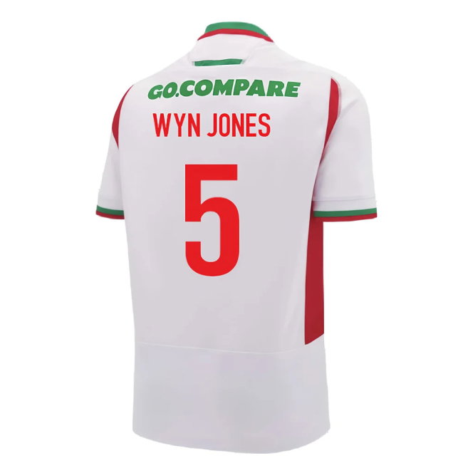 2024-2025 Wales Rugby Away Replica Shirt (Wyn Jones 5)