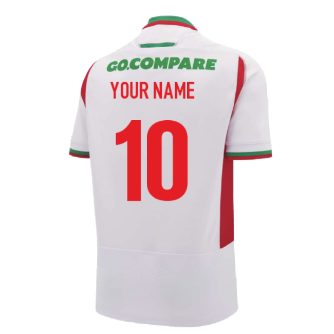 2024-2025 Wales Rugby Away Replica Shirt (Your Name)