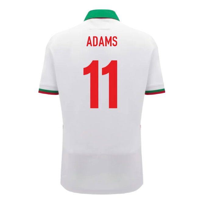 2024-2025 Wales WRU Away Cotton Rugby Shirt (Adams 11)