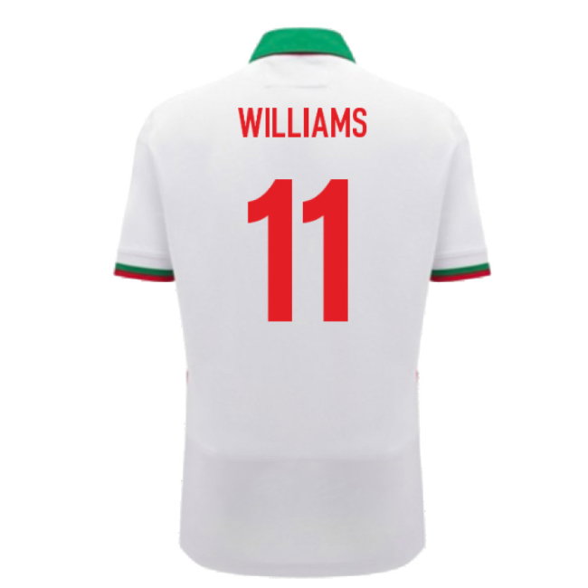 2024-2025 Wales WRU Away Cotton Rugby Shirt (Williams 11)