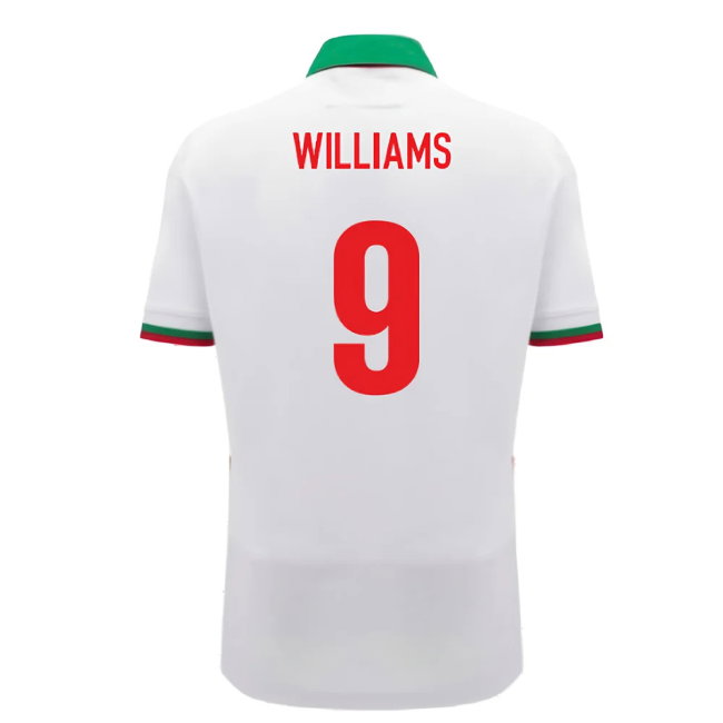 2024-2025 Wales WRU Away Cotton Rugby Shirt (Williams 9)