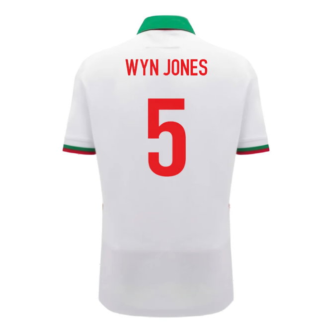 2024-2025 Wales WRU Away Cotton Rugby Shirt (Wyn Jones 5)
