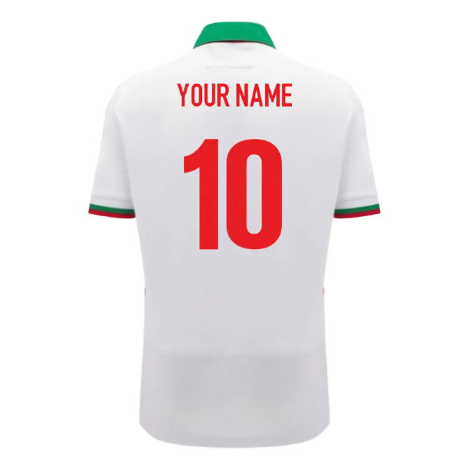 2024-2025 Wales WRU Away Cotton Rugby Shirt (Your Name)