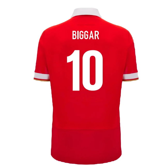 2024-2025 Wales WRU Home Cotton Rugby Shirt (Biggar 10)