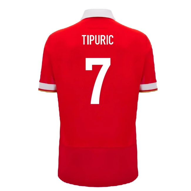 2024-2025 Wales WRU Home Cotton Rugby Shirt (Tipuric 7)