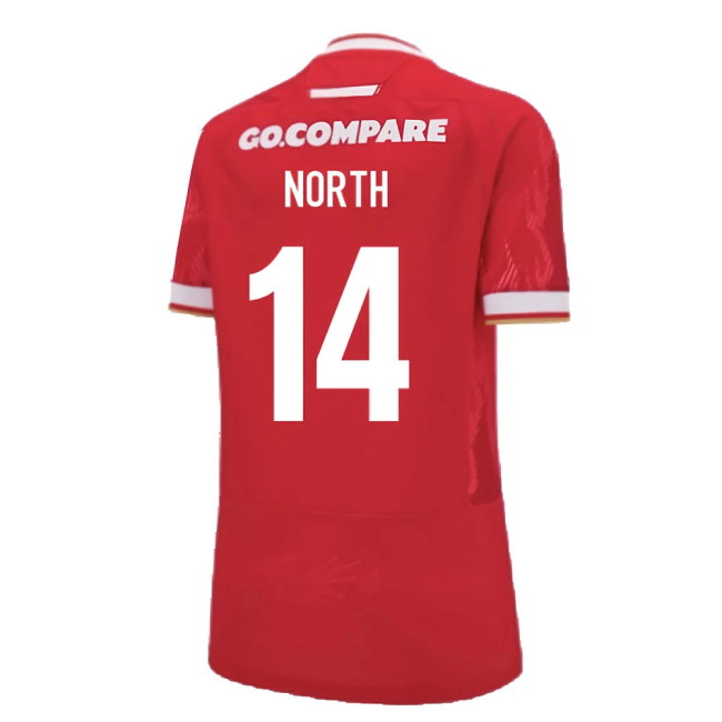 2024-2025 Wales WRU Home Replica Rugby Shirt (Womens) (North 14)