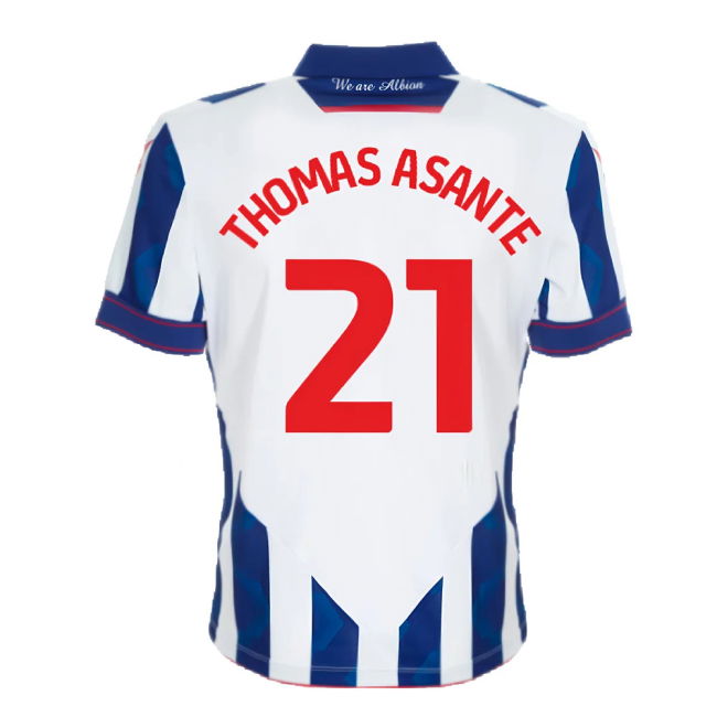2024-2025 West Brom WBA Home Shirt (Thomas Asante 21)