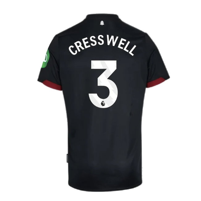 2024-2025 West Ham Away Shirt (Kids) (Cresswell 3)