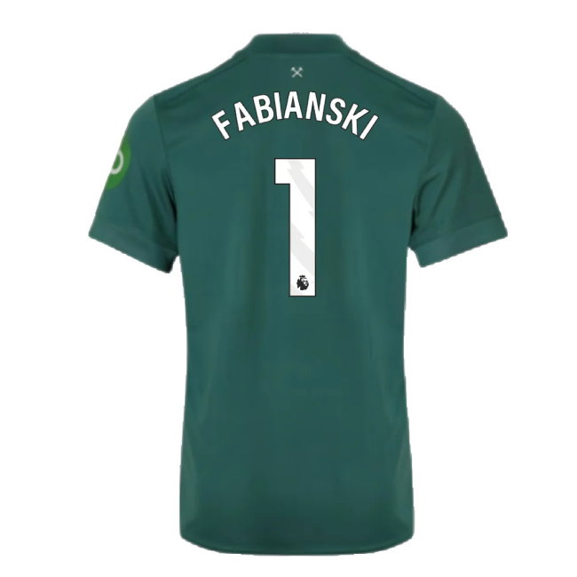 2024-2025 West Ham Goalkeeper Shirt (Green) - Kids (Fabianski 1)