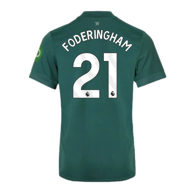2024-2025 West Ham Goalkeeper Shirt (Green) - Kids (Foderingham 21)