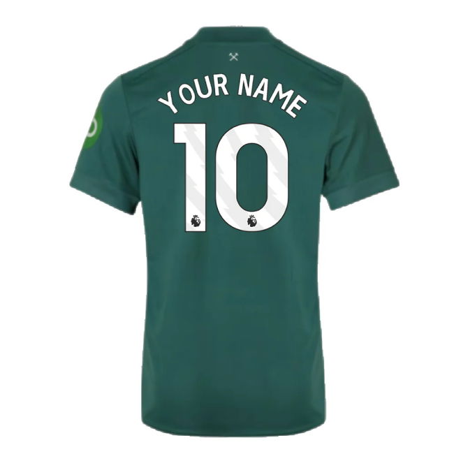 2024-2025 West Ham Goalkeeper Shirt (Green) - Kids (Your Name)