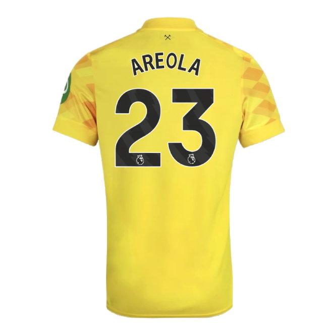 2024-2025 West Ham Goalkeeper Shirt (Yellow) (Areola 23)