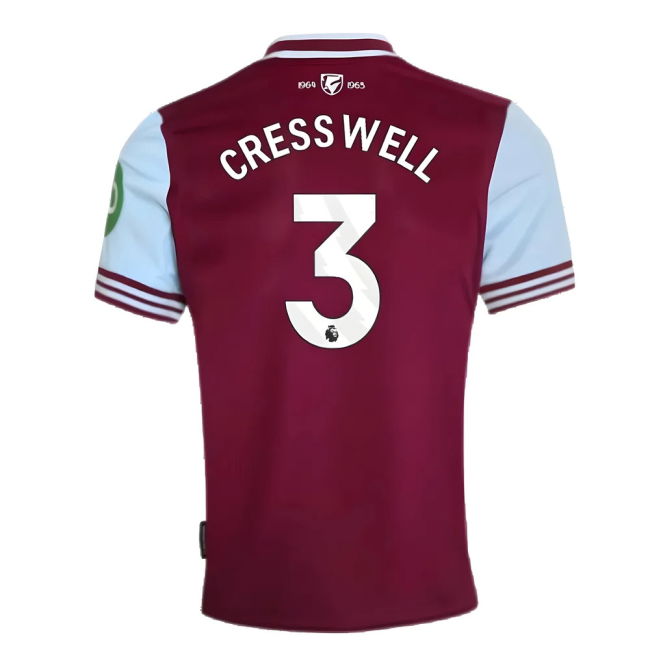 2024-2025 West Ham Home Shirt (Cresswell 3)