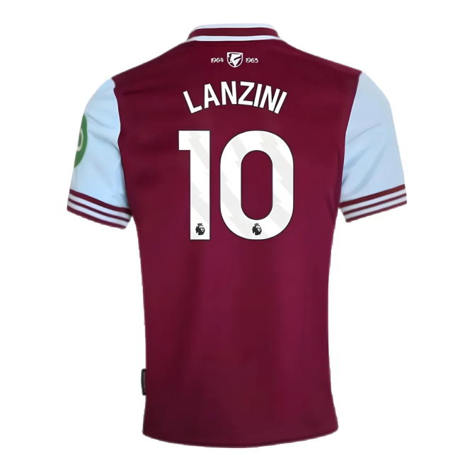 2024-2025 West Ham Home Shirt (Lanzini 10)