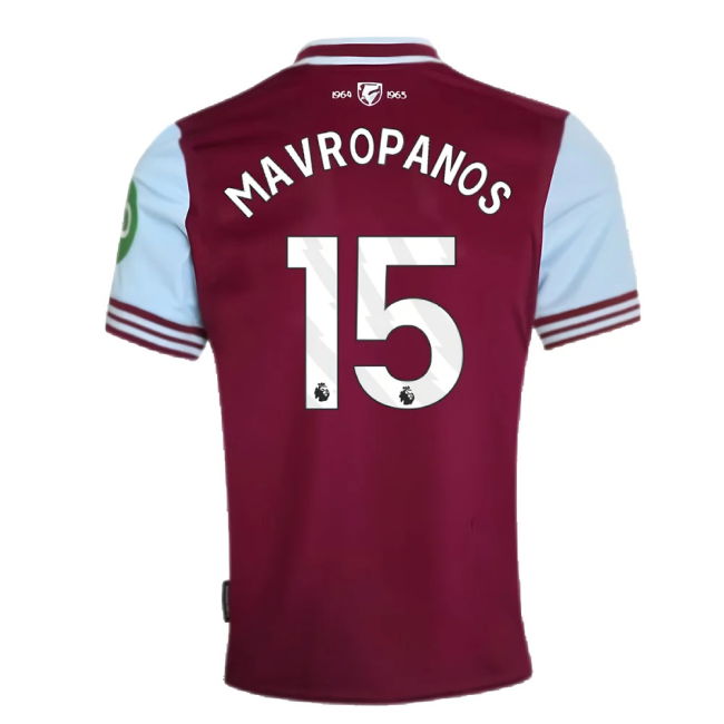 2024-2025 West Ham Home Shirt (Mavropanos 15)