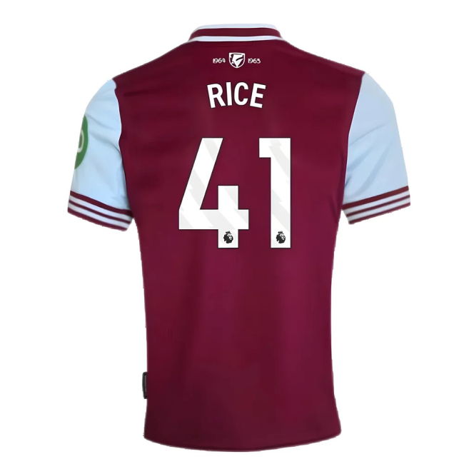 2024-2025 West Ham Home Shirt (Rice 41)