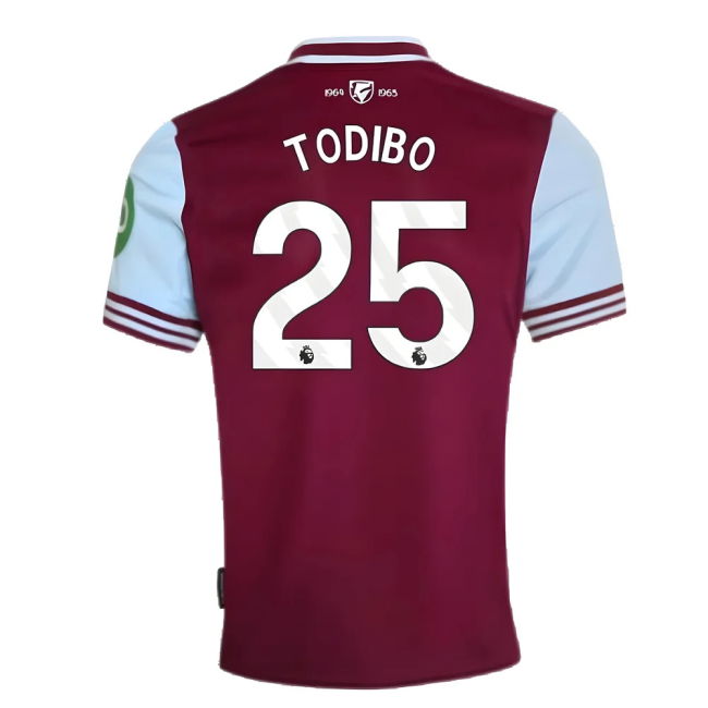 2024-2025 West Ham Home Shirt (Todibo 25)