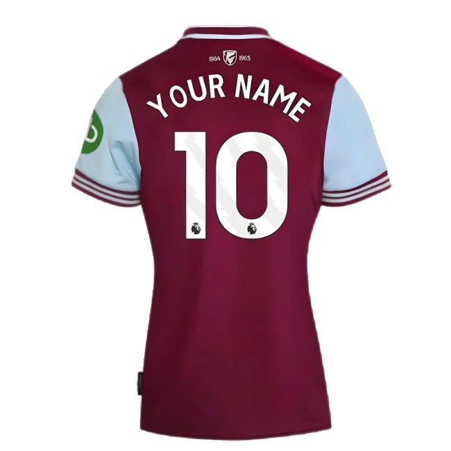 2024-2025 West Ham Home Shirt (Womens) (Your Name)