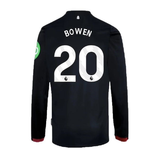 2024-2025 West Ham Long Sleeve Away Shirt (Kids) (Bowen 20)