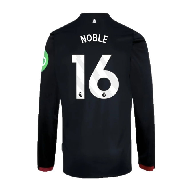 2024-2025 West Ham Long Sleeve Away Shirt (Kids) (Noble 16)