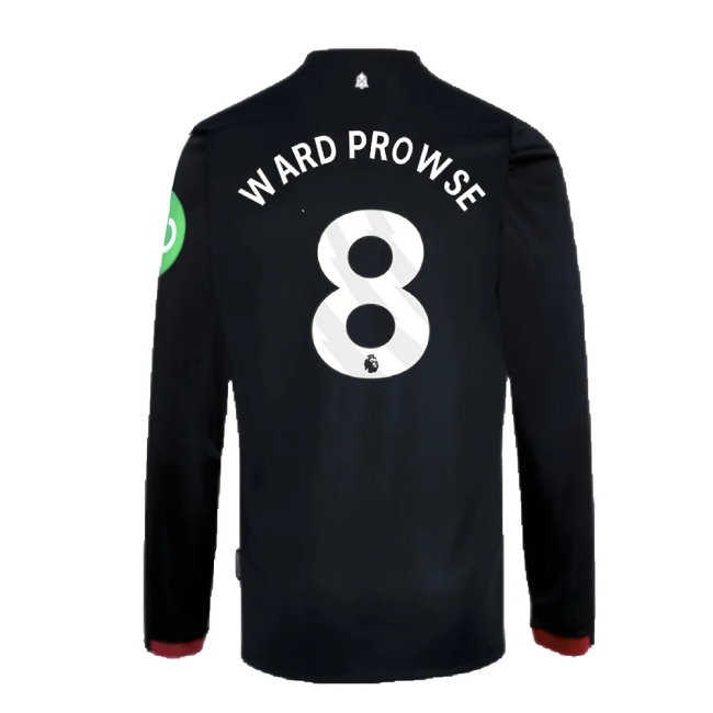 2024-2025 West Ham Long Sleeve Away Shirt (Kids) (Ward Prowse 8)