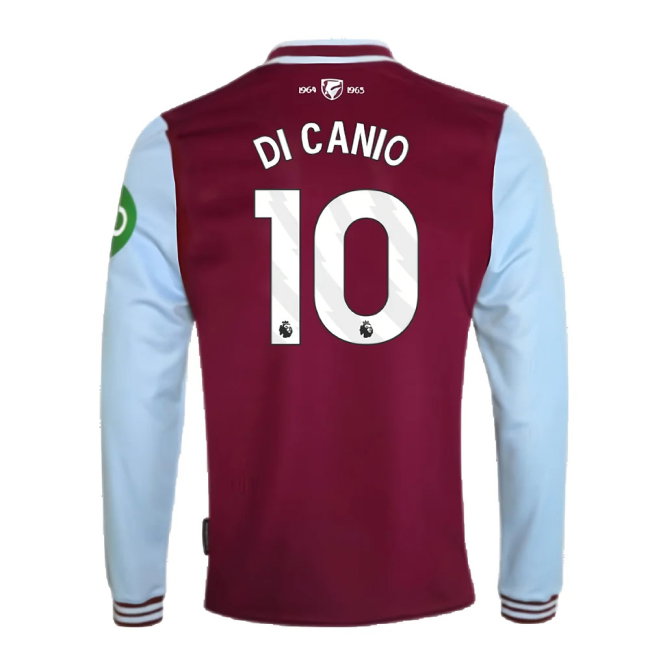 2024-2025 West Ham Long Sleeve Home Shirt (Kids) (Di Canio 10)