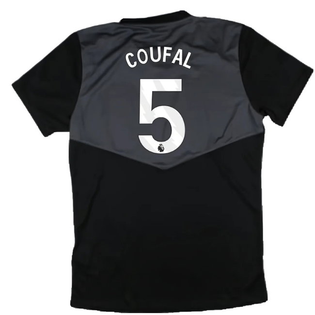 2024-2025 West Ham Training Jersey (Black) - Kids (Coufal 5)