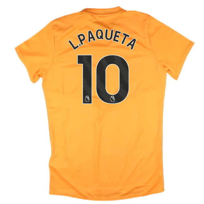 2024-2025 West Ham Training Jersey (Orange) - Kids (L.Paqueta 10)
