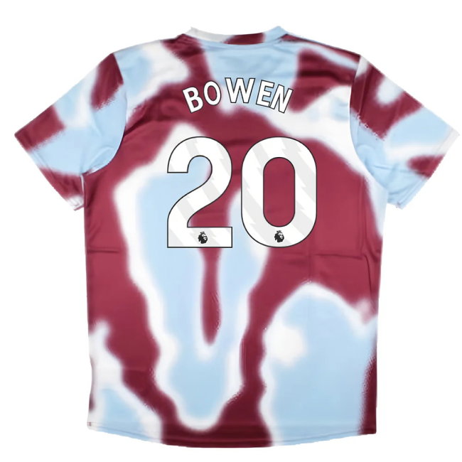 2024-2025 West Ham Warm Up Jersey (New Claret) (Bowen 20)