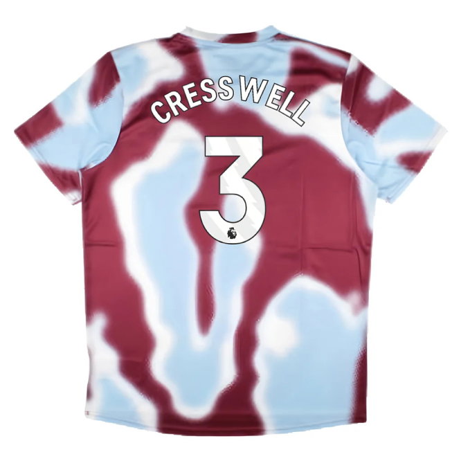 2024-2025 West Ham Warm Up Jersey (New Claret) (Cresswell 3)