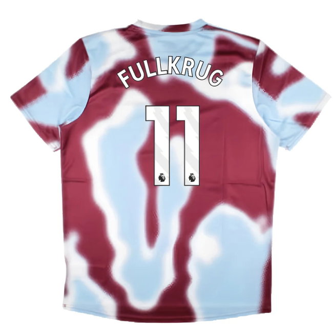 2024-2025 West Ham Warm Up Jersey (New Claret) (Fullkrug 11)