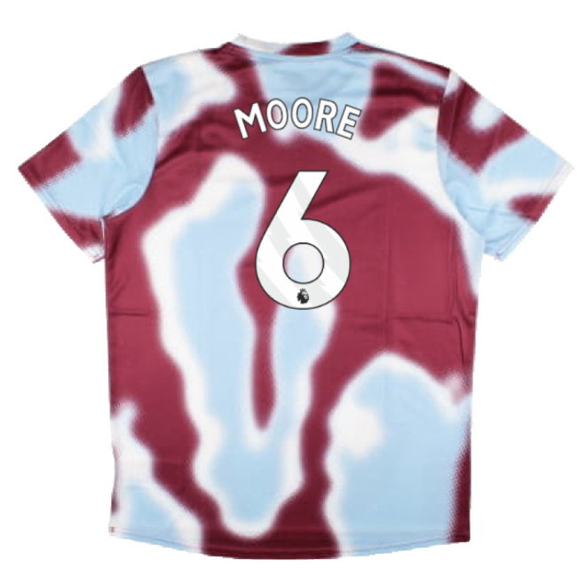 2024-2025 West Ham Warm Up Jersey (New Claret) (Moore 6)