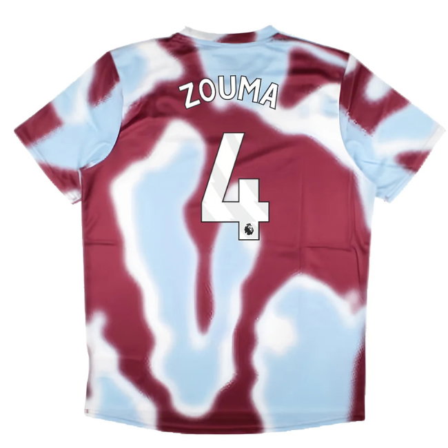 2024-2025 West Ham Warm Up Jersey (New Claret) (Zouma 4)