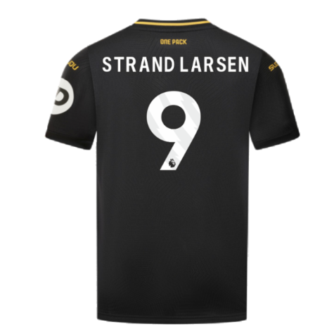 2024-2025 Wolves Away Shirt (Kids) (Strand Larsen 9)