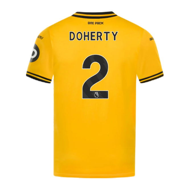 2024-2025 Wolves Home Shirt (Doherty 2)