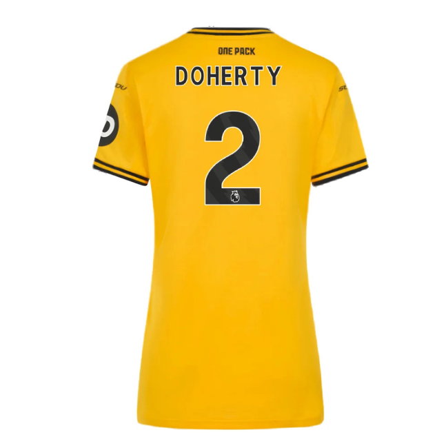 2024-2025 Wolves Home Shirt (Womens) (Doherty 2)