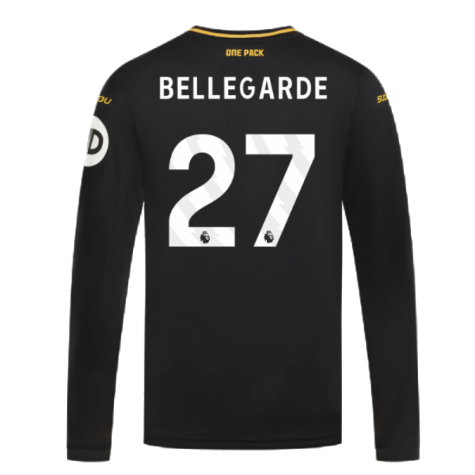 2024-2025 Wolves Long Sleeve Away Shirt (Bellegarde 27)