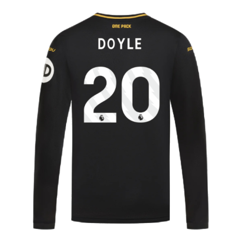 2024-2025 Wolves Long Sleeve Away Shirt (Doyle 20)