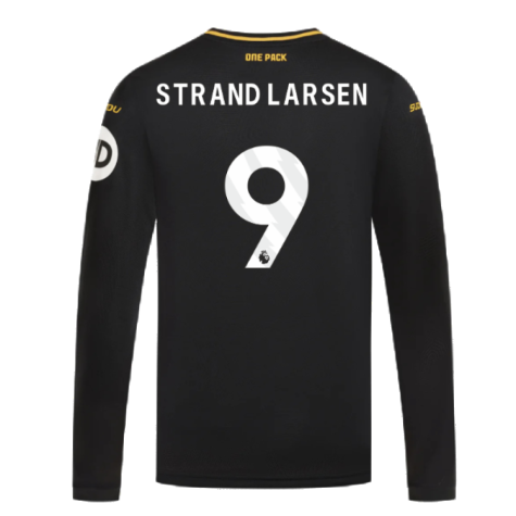 2024-2025 Wolves Long Sleeve Away Shirt (Strand Larsen 9)