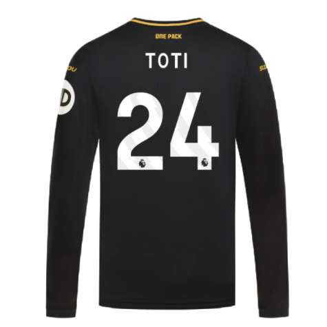2024-2025 Wolves Long Sleeve Away Shirt (Toti 24)