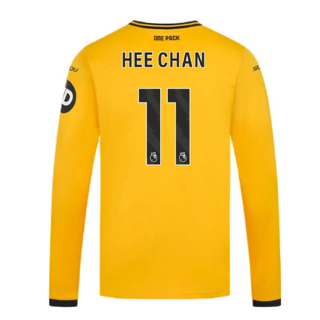 2024-2025 Wolves Long Sleeve Home Shirt (Hee Chan 11)
