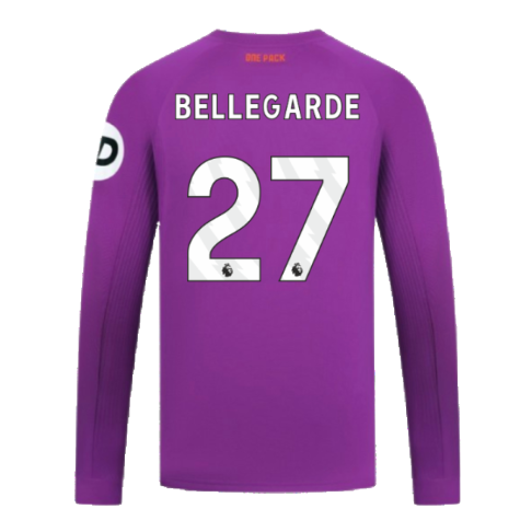 2024-2025 Wolves Long Sleeve Third Shirt (Bellegarde 27)