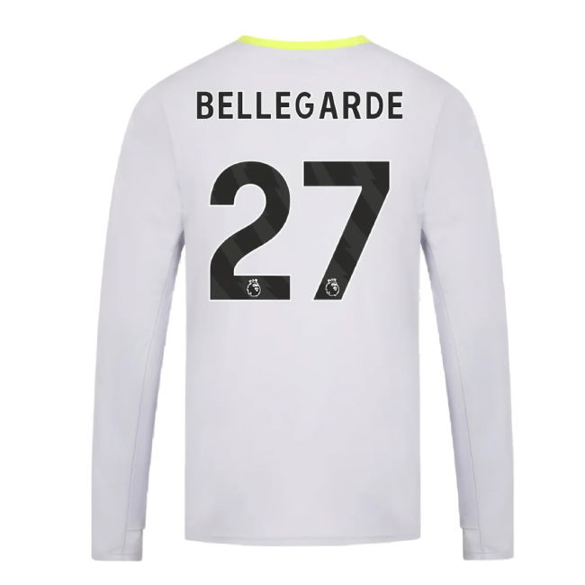 2024-2025 Wolves Players Training Long Sleeved Tee (Grey) (Bellegarde 27)