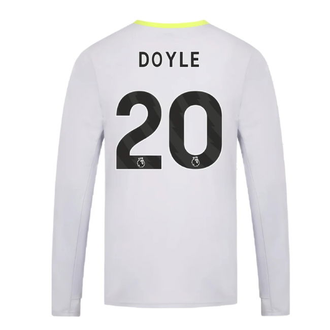 2024-2025 Wolves Players Training Long Sleeved Tee (Grey) (Doyle 20)