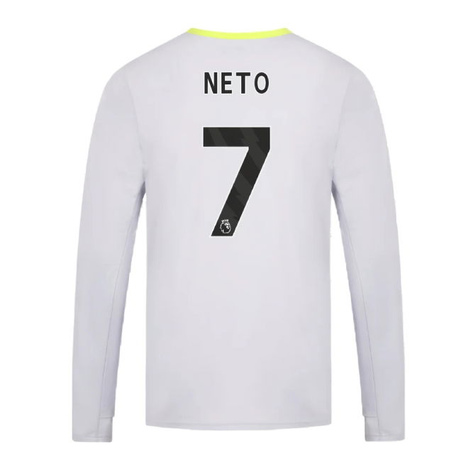 2024-2025 Wolves Players Training Long Sleeved Tee (Grey) (Neto 7)