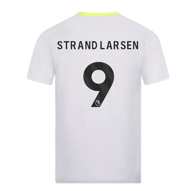 2024-2025 Wolves Players Training Shirt (Grey) (Strand Larsen 9)
