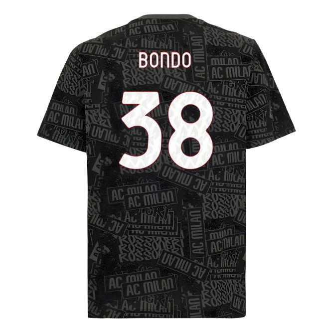 2025-2026 AC Milan ftblCulture Tee AOP (Black) (Bondo 38)