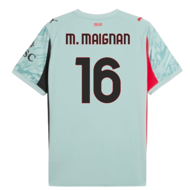 2025-2026 AC Milan Home Goalkeeper Shirt (Modern Mint) (M. MAIGNAN 16)